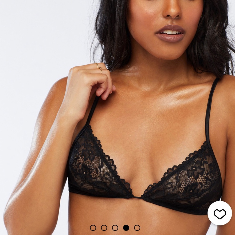 Floral Lace Triangle Bralette